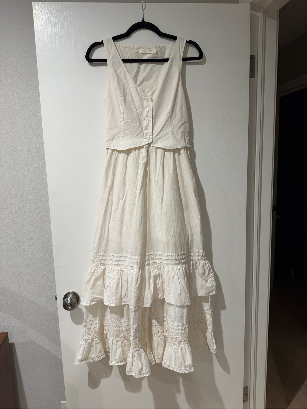 Christy Dawn Rafaella Dress in Pearl - Picture 3 of 5